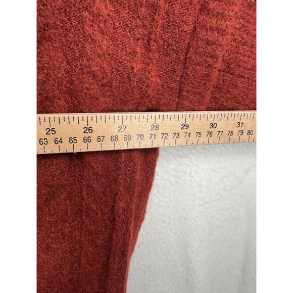 Madewell‎ Cable Havener Pullover Sweater hthr auburn sz XXL - Picture 6 of 7